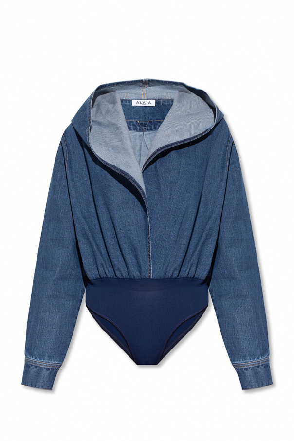 Denim bodysuit Alaïa - SchaferandweinerShops Japan